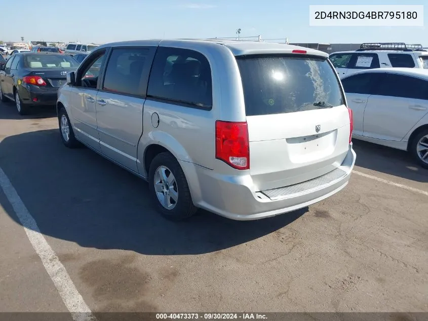 2011 Dodge Grand Caravan Mainstreet VIN: 2D4RN3DG4BR795180 Lot: 40473373