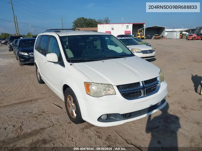 2011 Dodge Grand Caravan Crew VIN: 2D4RN5DG9BR688833 Lot: 40476034