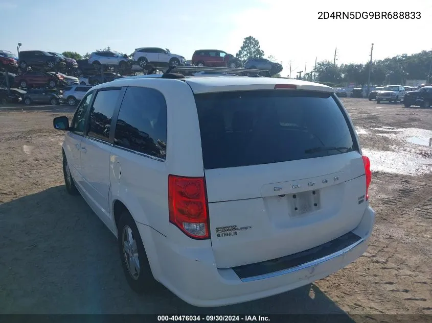 2D4RN5DG9BR688833 2011 Dodge Grand Caravan Crew