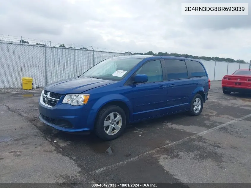 2011 Dodge Grand Caravan Mainstreet VIN: 2D4RN3DG8BR693039 Lot: 40477933