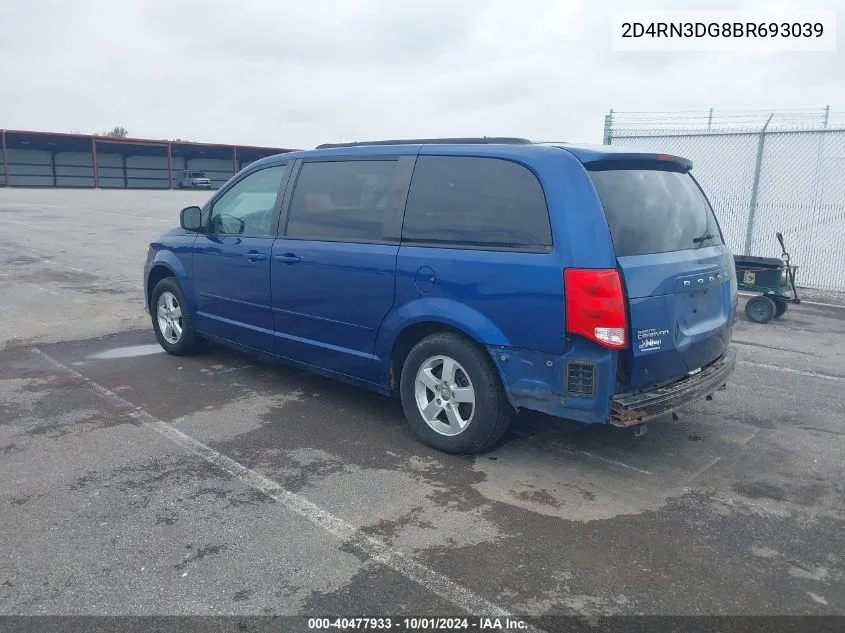 2011 Dodge Grand Caravan Mainstreet VIN: 2D4RN3DG8BR693039 Lot: 40477933