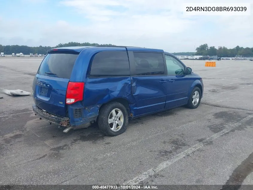 2011 Dodge Grand Caravan Mainstreet VIN: 2D4RN3DG8BR693039 Lot: 40477933