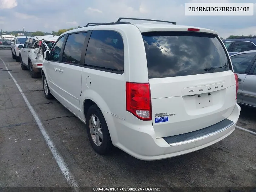 2011 Dodge Grand Caravan Mainstreet VIN: 2D4RN3DG7BR683408 Lot: 40478161