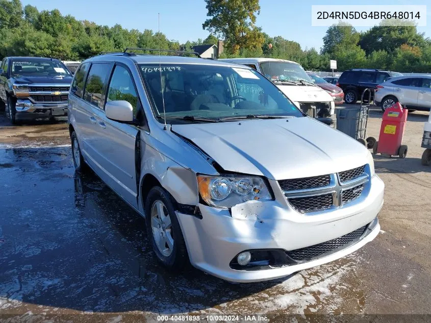 2011 Dodge Grand Caravan Crew VIN: 2D4RN5DG4BR648014 Lot: 40481898