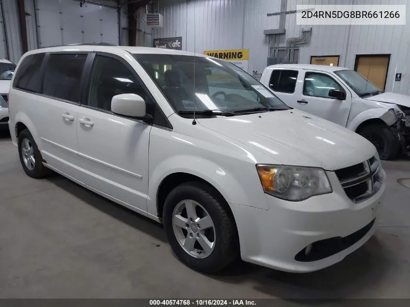 2011 Dodge Grand Caravan Crew VIN: 2D4RN5DG8BR661266 Lot: 40574768