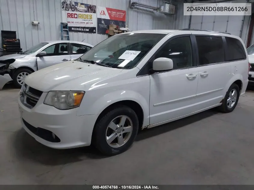 2011 Dodge Grand Caravan Crew VIN: 2D4RN5DG8BR661266 Lot: 40574768