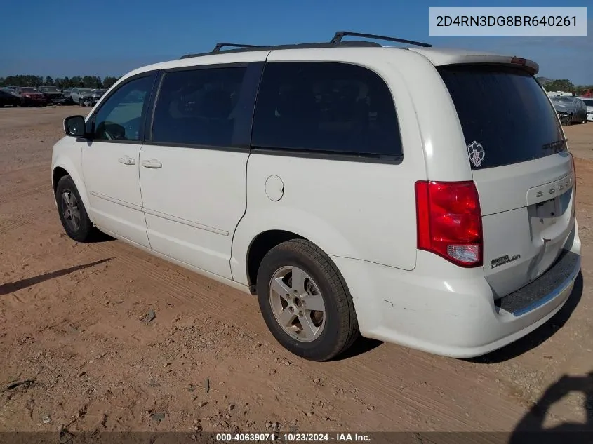 2011 Dodge Grand Caravan Mainstreet VIN: 2D4RN3DG8BR640261 Lot: 40639071