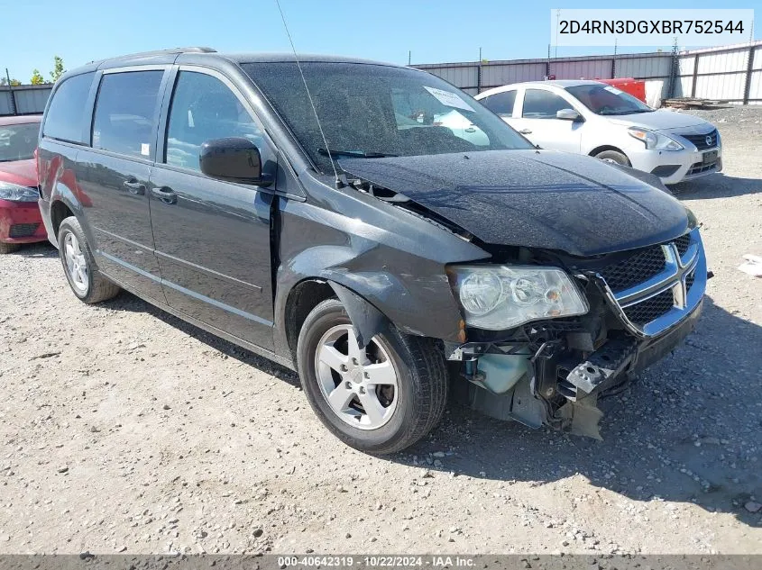 2011 Dodge Grand Caravan Mainstreet VIN: 2D4RN3DGXBR752544 Lot: 40642319