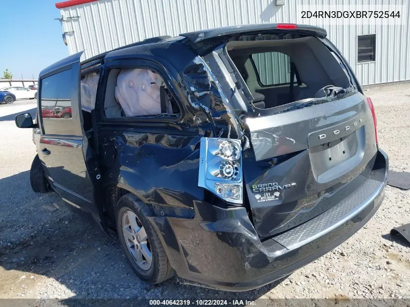 2011 Dodge Grand Caravan Mainstreet VIN: 2D4RN3DGXBR752544 Lot: 40642319