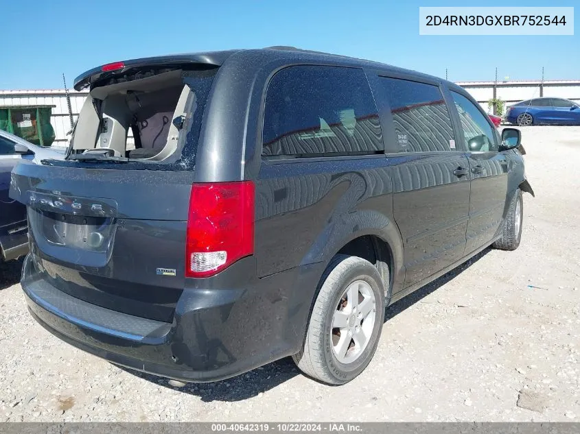 2011 Dodge Grand Caravan Mainstreet VIN: 2D4RN3DGXBR752544 Lot: 40642319