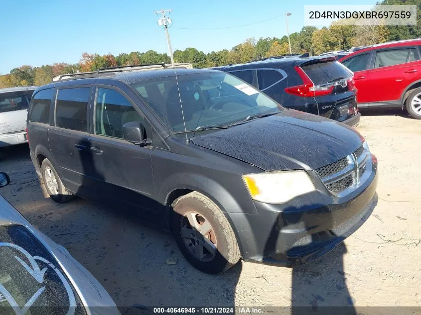 2011 Dodge Grand Caravan Mainstreet VIN: 2D4RN3DGXBR697559 Lot: 40646945