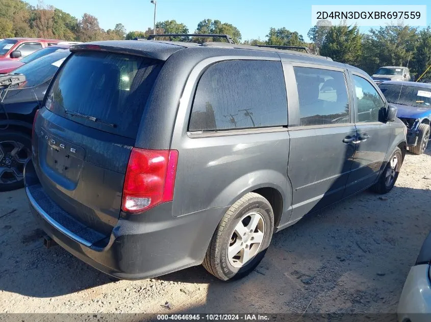 2011 Dodge Grand Caravan Mainstreet VIN: 2D4RN3DGXBR697559 Lot: 40646945