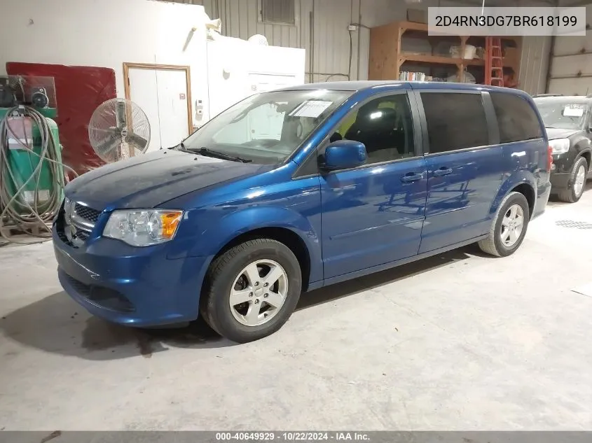 2011 Dodge Grand Caravan Mainstreet VIN: 2D4RN3DG7BR618199 Lot: 40649929