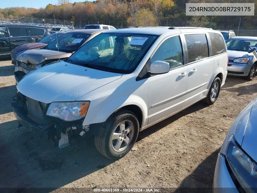 2011 Dodge Grand Caravan Mainstreet VIN: 2D4RN3DG0BR729175 Lot: 40662369