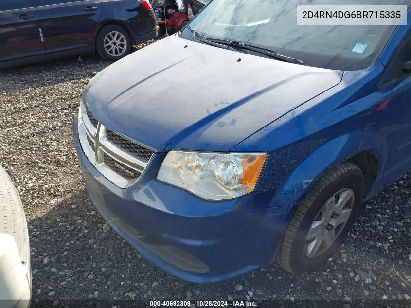 2011 Dodge Grand Caravan Express VIN: 2D4RN4DG6BR715335 Lot: 40692309