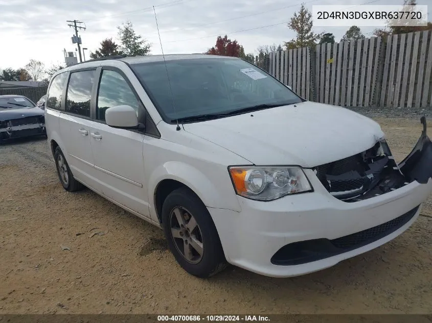 2011 Dodge Grand Caravan Mainstreet VIN: 2D4RN3DGXBR637720 Lot: 40700686