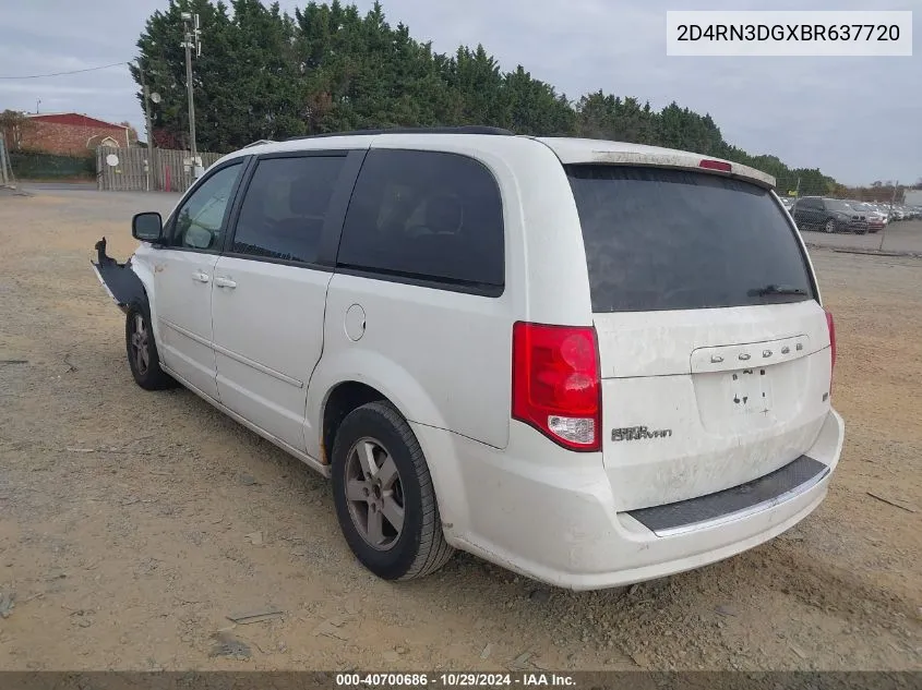 2011 Dodge Grand Caravan Mainstreet VIN: 2D4RN3DGXBR637720 Lot: 40700686