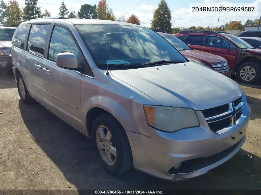 2011 Dodge Grand Caravan Crew VIN: 2D4RN5DG9BR699587 Lot: 40706456