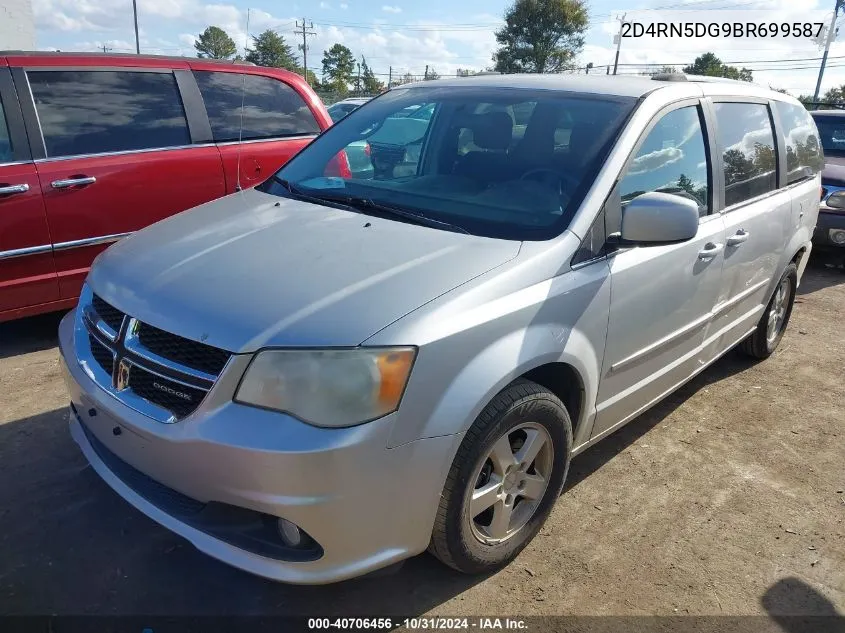 2011 Dodge Grand Caravan Crew VIN: 2D4RN5DG9BR699587 Lot: 40706456