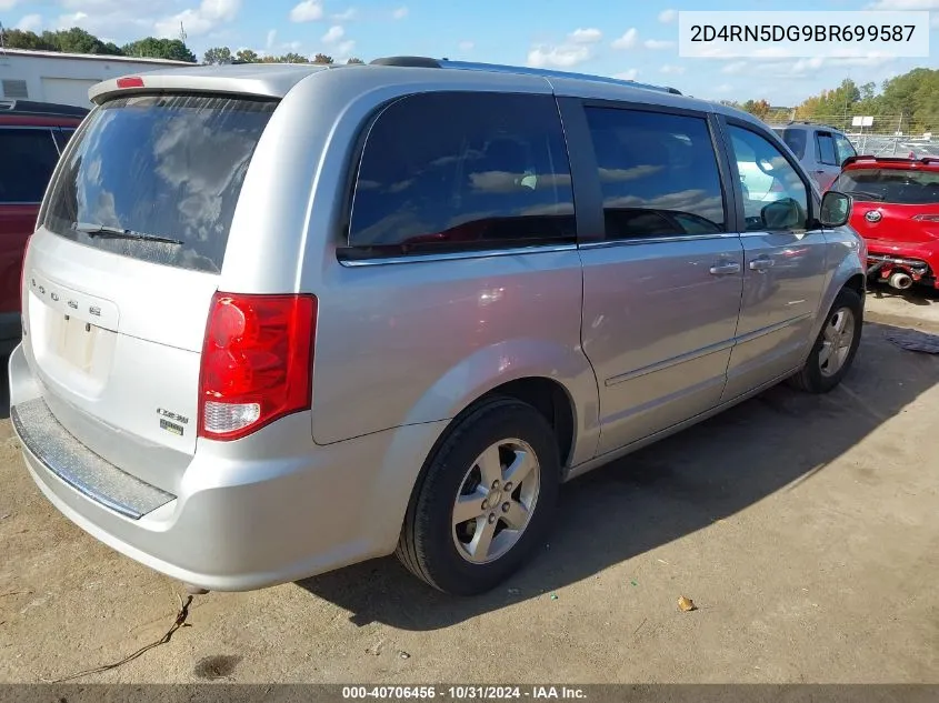 2011 Dodge Grand Caravan Crew VIN: 2D4RN5DG9BR699587 Lot: 40706456