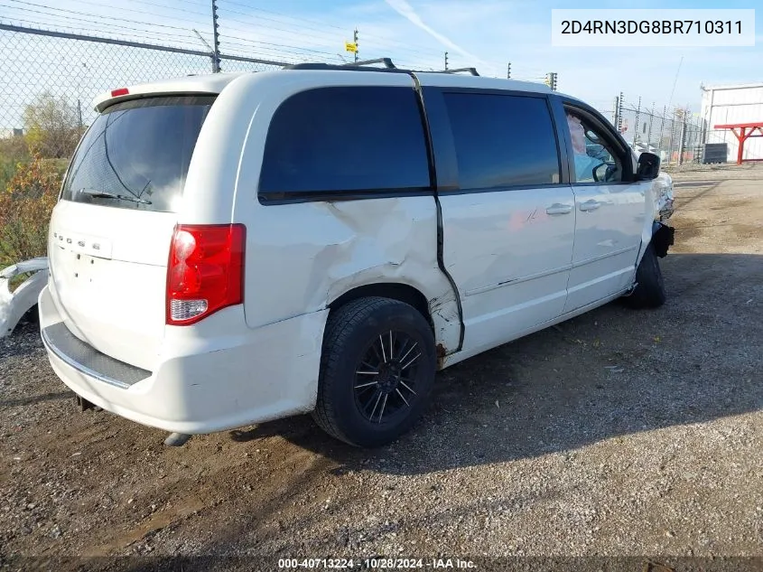 2011 Dodge Grand Caravan Mainstreet VIN: 2D4RN3DG8BR710311 Lot: 40713224