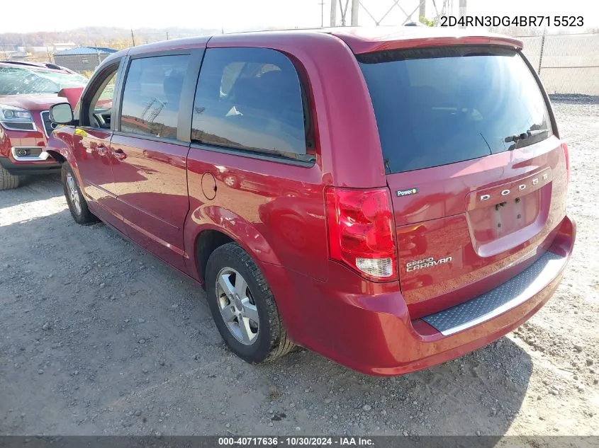 2011 Dodge Grand Caravan Mainstreet VIN: 2D4RN3DG4BR715523 Lot: 40717636