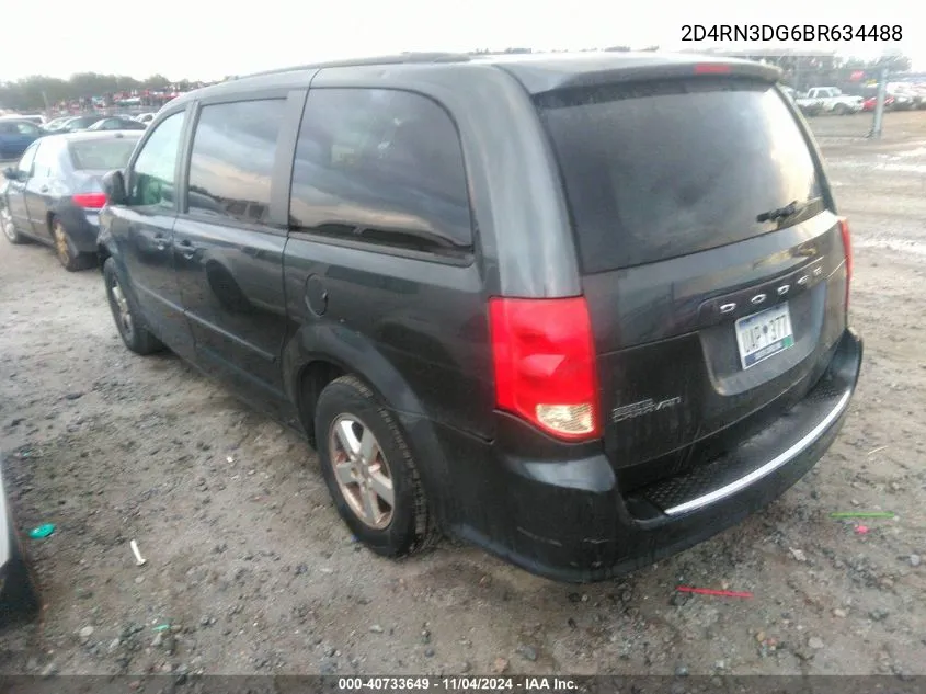 2011 Dodge Grand Caravan Mainstreet VIN: 2D4RN3DG6BR634488 Lot: 40733649