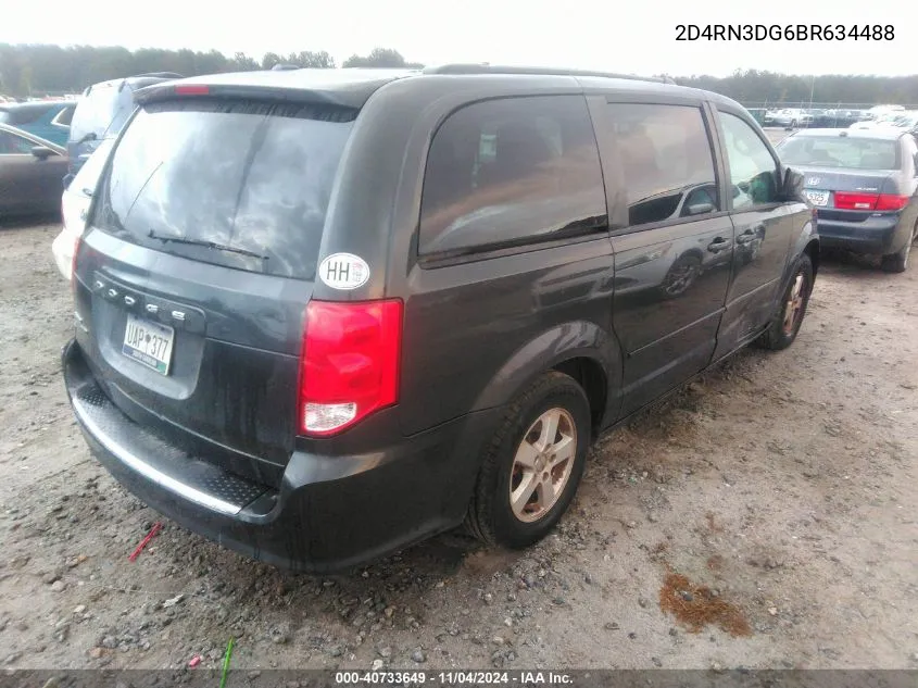 2011 Dodge Grand Caravan Mainstreet VIN: 2D4RN3DG6BR634488 Lot: 40733649