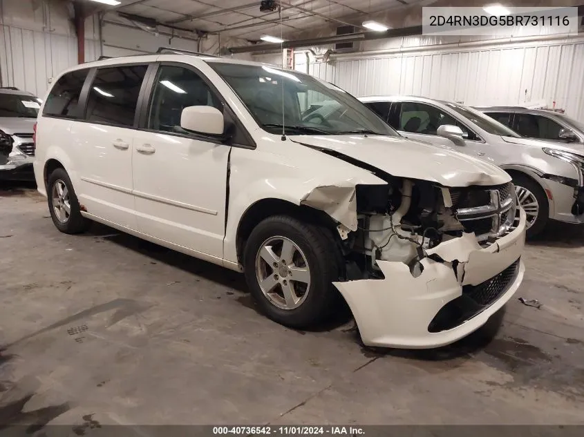 2011 Dodge Grand Caravan Mainstreet VIN: 2D4RN3DG5BR731116 Lot: 40736542