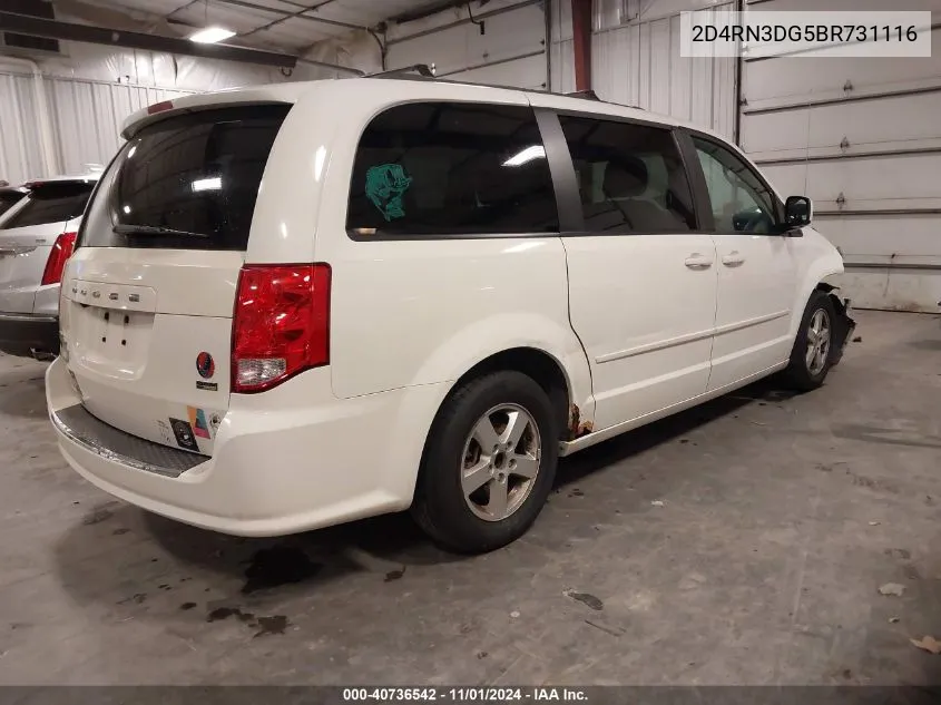 2011 Dodge Grand Caravan Mainstreet VIN: 2D4RN3DG5BR731116 Lot: 40736542