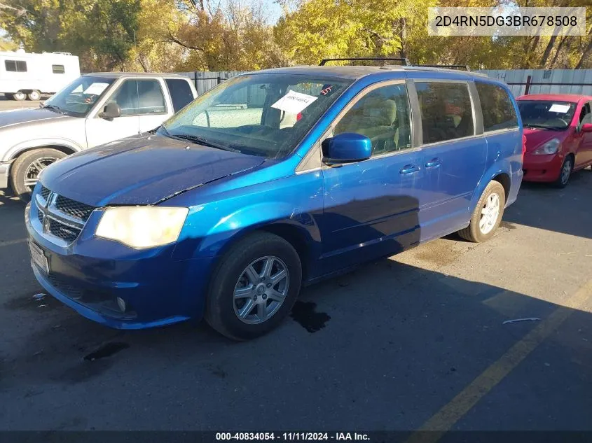 2D4RN5DG3BR678508 2011 Dodge Grand Caravan Crew