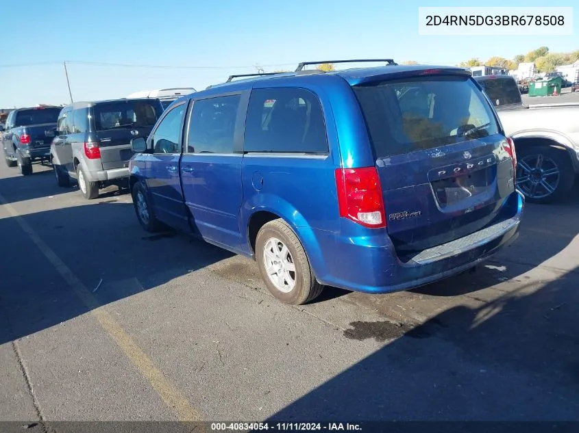 2D4RN5DG3BR678508 2011 Dodge Grand Caravan Crew