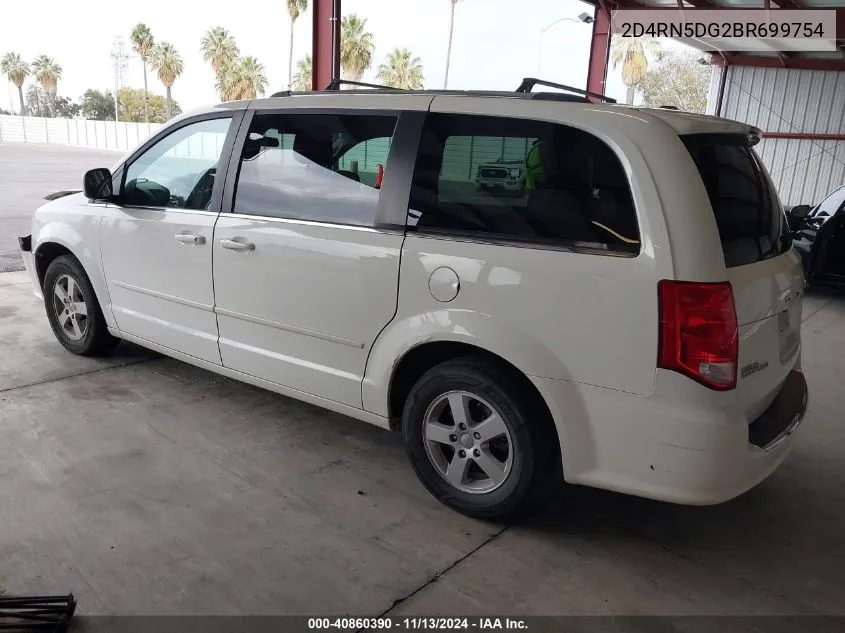 2011 Dodge Grand Caravan Crew VIN: 2D4RN5DG2BR699754 Lot: 40860390