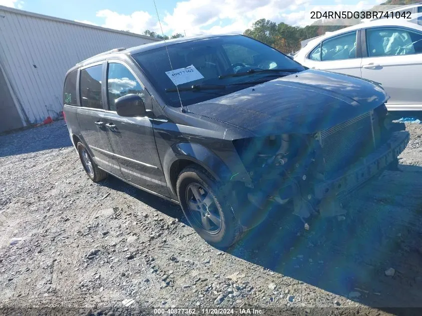 2011 Dodge Grand Caravan Crew VIN: 2D4RN5DG3BR741042 Lot: 40877362