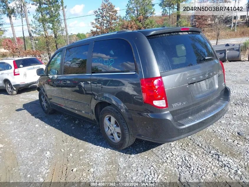 2011 Dodge Grand Caravan Crew VIN: 2D4RN5DG3BR741042 Lot: 40877362