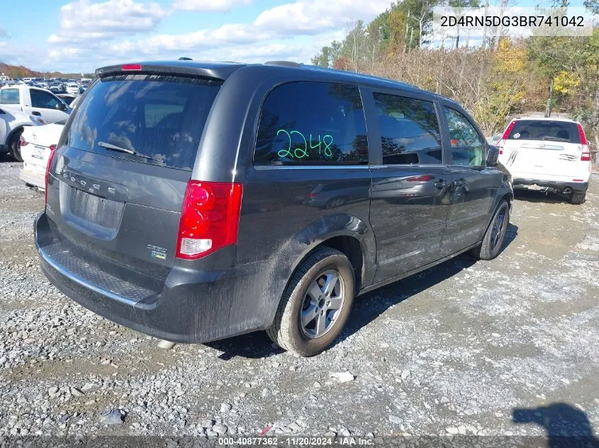 2011 Dodge Grand Caravan Crew VIN: 2D4RN5DG3BR741042 Lot: 40877362