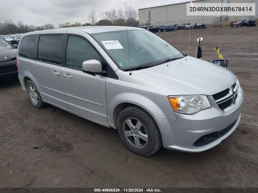 2011 Dodge Grand Caravan Mainstreet VIN: 2D4RN3DGXBR678414 Lot: 40906529