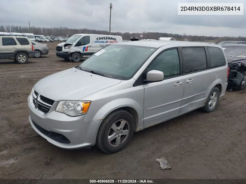 2011 Dodge Grand Caravan Mainstreet VIN: 2D4RN3DGXBR678414 Lot: 40906529