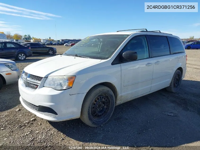 2012 Dodge Grand Caravan Se/Sxt VIN: 2C4RDGBG1CR371256 Lot: 12107240