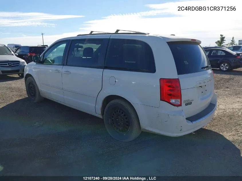 2C4RDGBG1CR371256 2012 Dodge Grand Caravan Se/Sxt