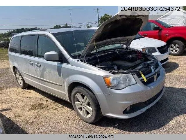 2C4RDGDG3CR254372 2012 Dodge Grand Caravan Crew