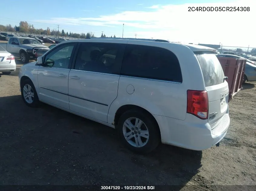 2012 Dodge Grand Caravan Crew VIN: 2C4RDGDG5CR254308 Lot: 30047520