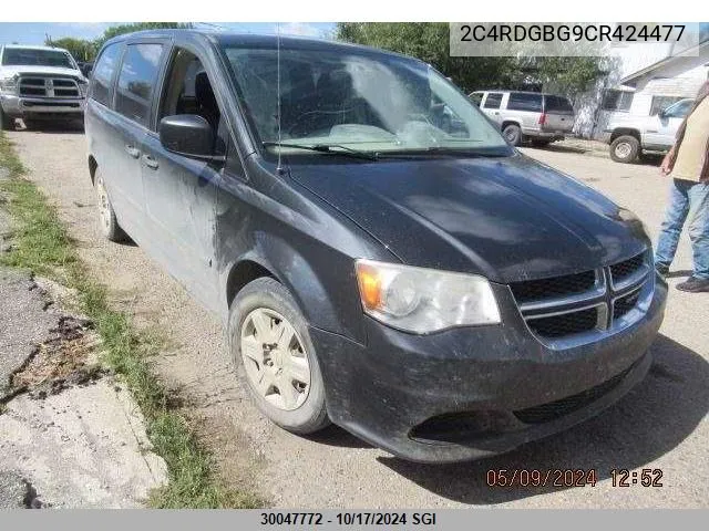 2C4RDGBG9CR424477 2012 Dodge Grand Caravan Se