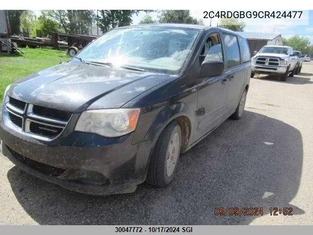 2C4RDGBG9CR424477 2012 Dodge Grand Caravan Se