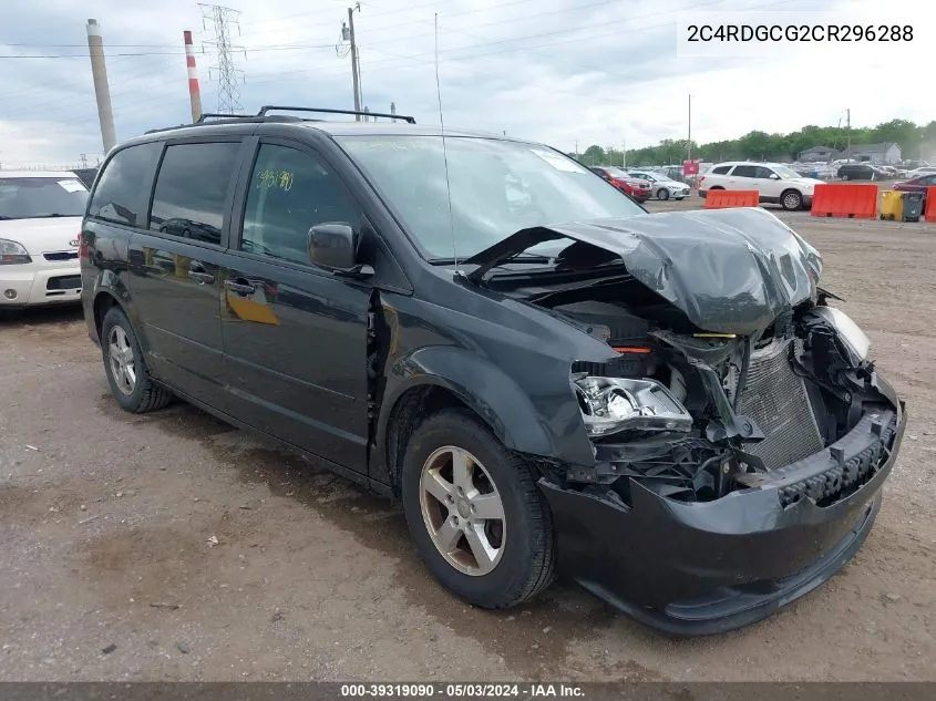 2012 Dodge Grand Caravan Sxt VIN: 2C4RDGCG2CR296288 Lot: 39319090