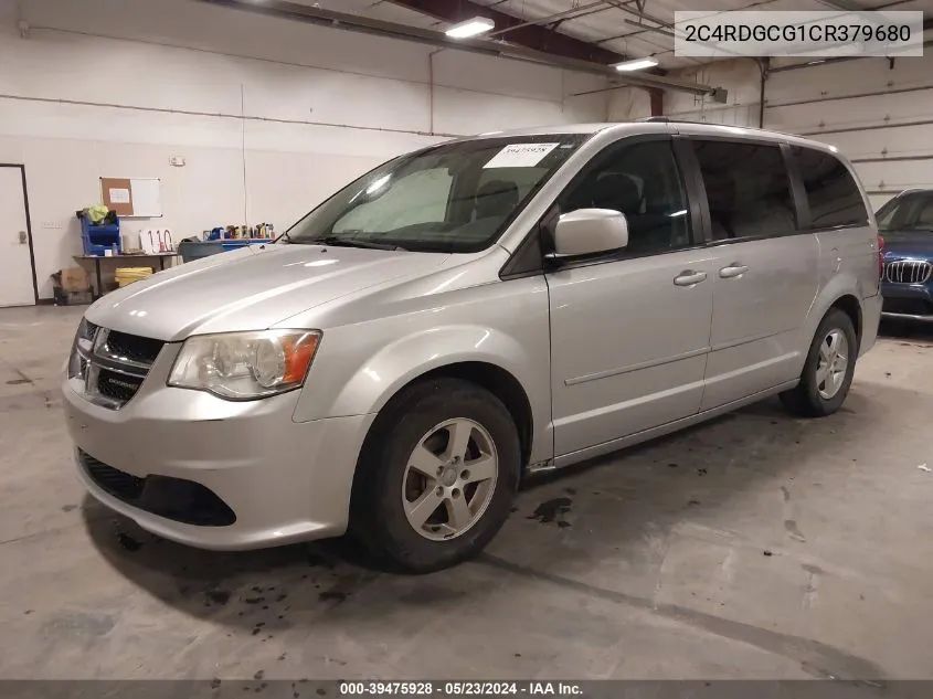 2012 Dodge Grand Caravan Sxt VIN: 2C4RDGCG1CR379680 Lot: 39475928