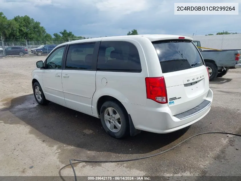 2012 Dodge Grand Caravan Se/Avp VIN: 2C4RDGBG1CR299264 Lot: 39642175