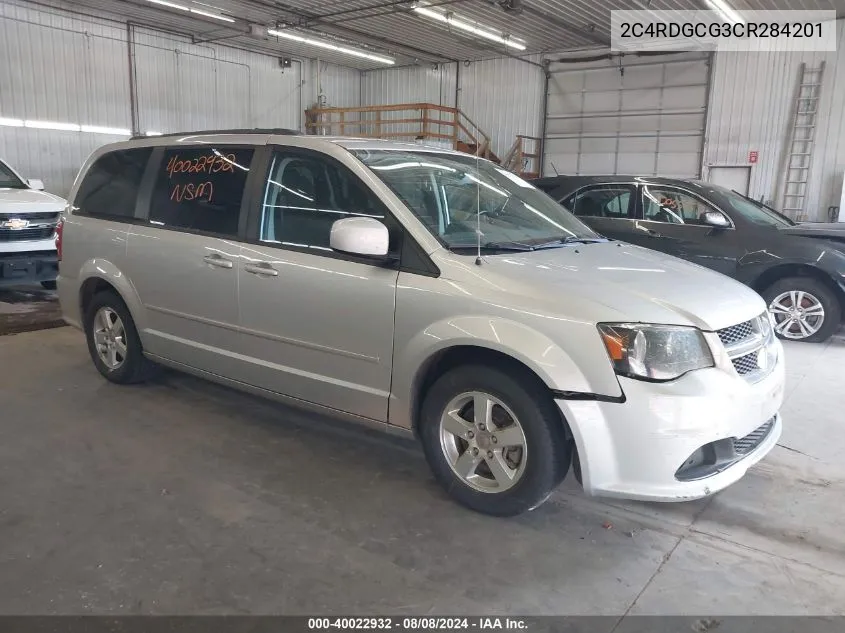 2012 Dodge Grand Caravan Sxt VIN: 2C4RDGCG3CR284201 Lot: 40022932