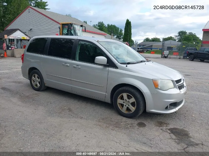 2C4RDGDG8CR145728 2012 Dodge Grand Caravan Crew