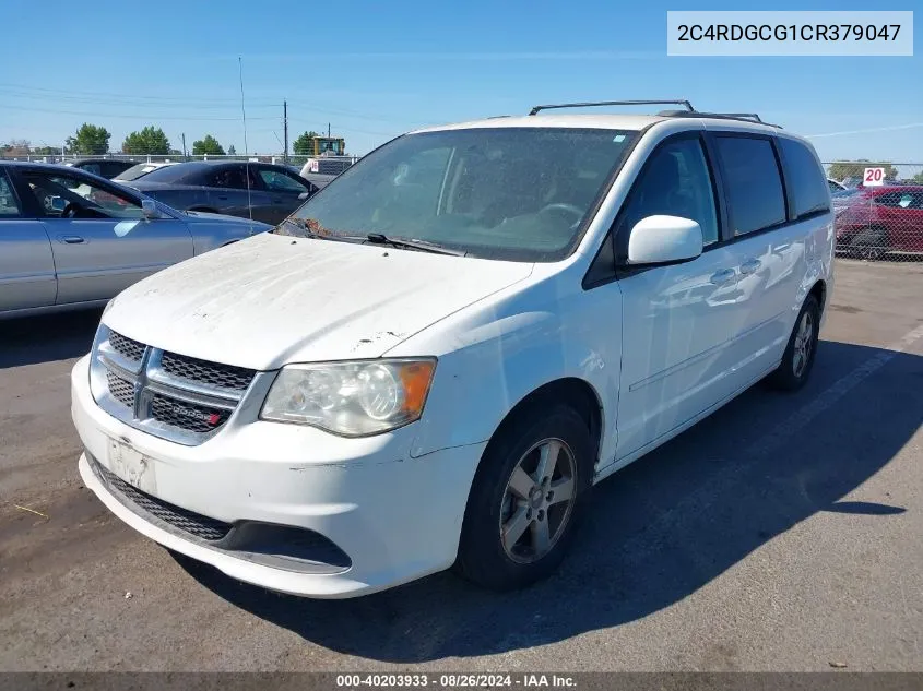 2C4RDGCG1CR379047 2012 Dodge Grand Caravan Sxt